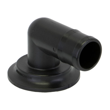 M300-220BRB90, M300 FLANGE X 2" 90° HOSE BARB ELBOW