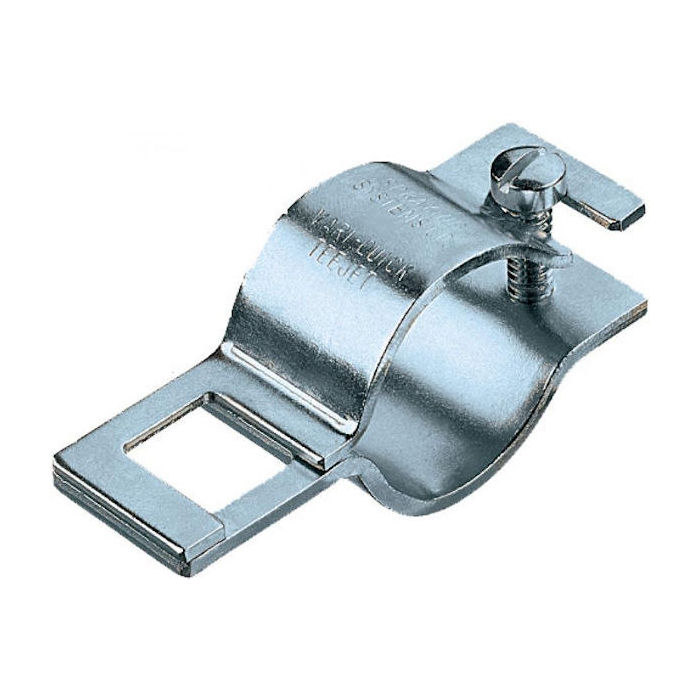 QJ111-3/4, BOOM CLAMP 3/4" ROUND PIPE WITH SQUARE HOLE