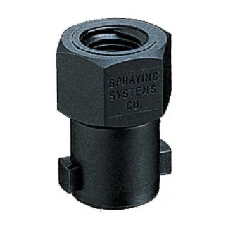 QJ1/4T-NYB, 1/4" FPT X QUICK-TURN ADAPTER NYLON