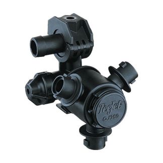 QJ363C-500-1-NYB, 3 OUTLET NOZZLE BODY WITH 1/2" SINGLE HOSE BARB