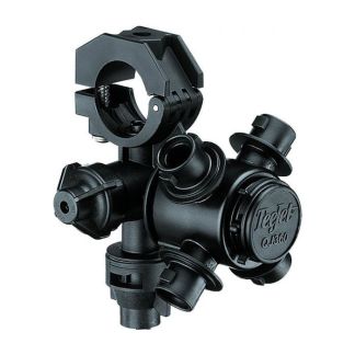 QJ364F-1-NYB, 4 OUTLET NOZZLE BODY WITH FERTILIZER OUTLET FOR 1" PIPE