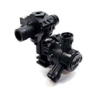 QJ373-750-2-NYB, 3 OUTLET NOZZLE BODY WITH 3/4" DOUBLE HOSE BARB