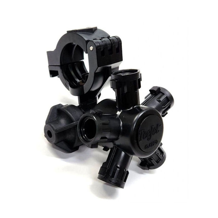 QJ375-L-1-NYB, 5 OUTLET NOZZLE BODY FOR 1" PIPE, LEFT SIDE DIAPHRAGM