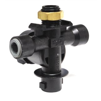 QJ39685-2-3/8-NYB, SINGLE OUTLET X 3/8" DOUBLE PTC NOZZLE BODY WITH 11/16" THREADED MOUNT