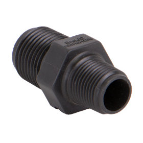 RN050-038, 1/2" MPT X 3/8" MPT REDUCER NIPPLE