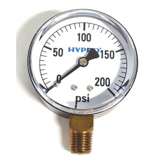 SG200, 2-1/2" PRESSURE GAUGE 200 PSI