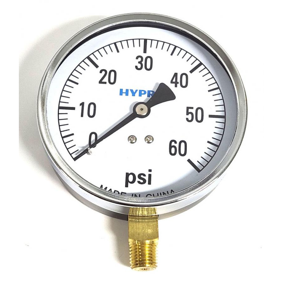 SG604, 4" PRESSURE GAUGE 60 PSI