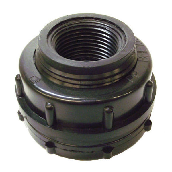 WBH100, 1" FPT BULKHEAD TANK PORT, SANTOPRENE