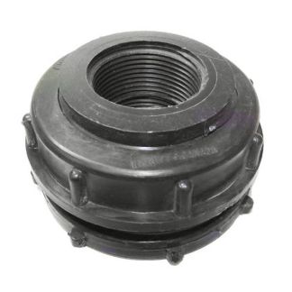 WBH114, 1-1/4" FPT BULKHEAD TANK PORT, SANTOPRENE