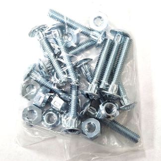 B55-0095D, 12/PK 1/4" X 1-1/4" SECTION BOLT/NUT, REPL 1-1/4" RIVETS