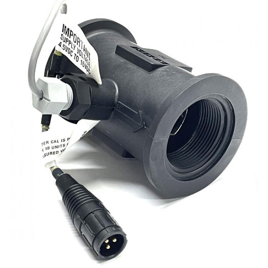 063-0172-058, RFM 15 HIGH PULSE POLY FLOWMETER 0.3-15 GPM (M200 FLANGE/1-1/2" FPT INLET X OUTLET)