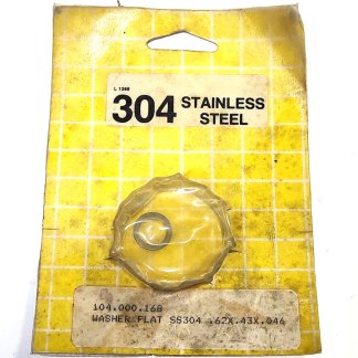 104-000-168, WASHER 0.62 X 0.43 X 0.046