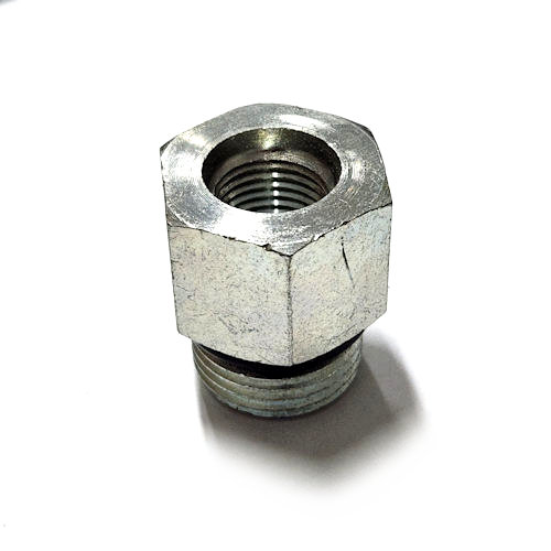SAE10M-6F, HYDRAULIC ADAPTER FITTING, 10 O-RING MALE X 6 O-RING FEMALE