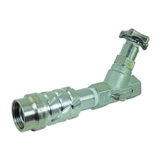 110862 / A1527, HOSE END VALVE W/COUPLING 1-1/4" MNPT X 2-1/4" (F) ACME, DUCTILE IRON