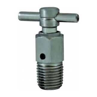 111411 / A1912, BLEEDER VALVE, TEE HANDLE 1/4" MNPT
