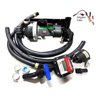 CT6-1V5GA-000, 12V STANDARD IBC CAGE PUMP KIT WITH METER, VITON