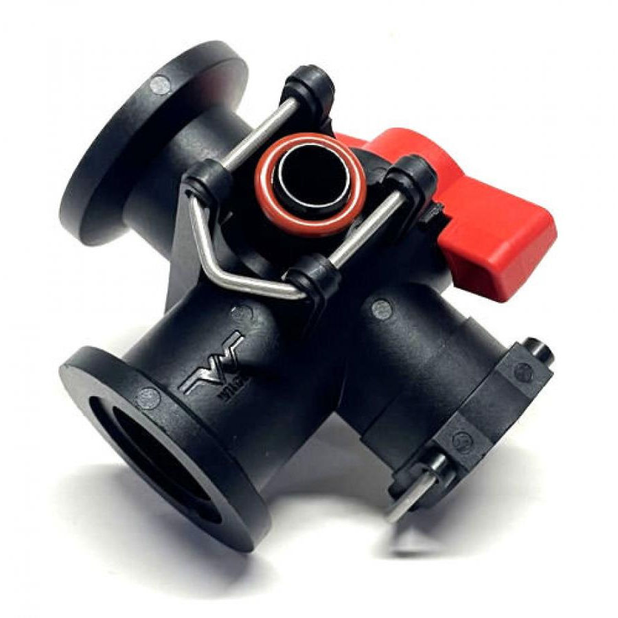 27360-00, BOOM END FLUSH VALVE WITH COMBO-RATE NOZZLE CONNECTION & BOOM RECIRCULATION