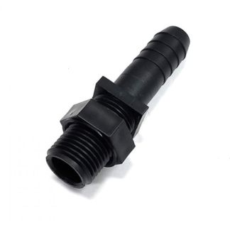 3812DP, 1/2" STRAIGHT BARB X 11/16" NOZZLE THREAD