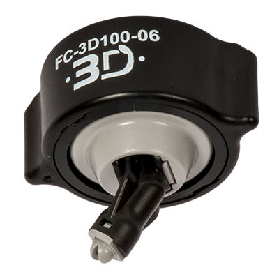 FC-3D100-06, SIZE 06 100° HYPRO 3D FASTCAP SPRAY TIP NOZZLE GREY