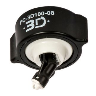 FC-3D100-08, SIZE 08 100° HYPRO 3D FASTCAP SPRAY TIP NOZZLE WHITE