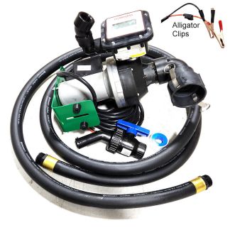 CT6-3E5CA-004, 12V HIGH FLOW CHEM-EVAC PUMP KIT WITH METER, MONSANTO, EPDM