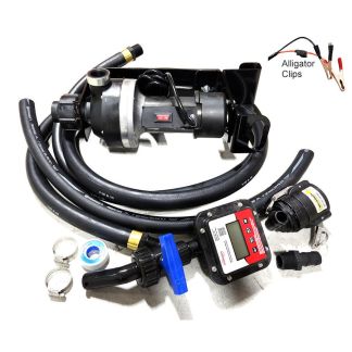 CT6-3V5GA-000, 12V HIGH FLOW IBC CAGE PUMP KIT WITH METER, VITON