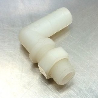 3NTL58, 5/8" ELBOW BARB X 11/16" NOZZLE THREAD
