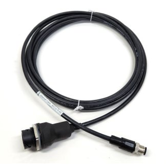4004635-12, ETHERNET CABLE 12', M12 - RJ45 RECEPTACLE