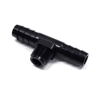 40307-00, 1/2" DOUBLE HOSE SHANK TEE X 3/8" MPT