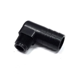 40311-00, 3/4" SINGLE HOSE SHANK 90° X 3/8" MPT