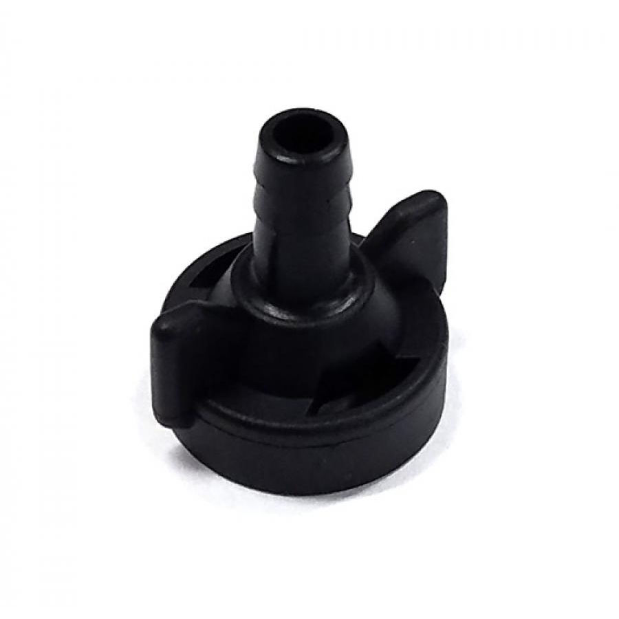 40424-B5, RADIALOCK CAP 3/8" HOSE BARB W/O-RING