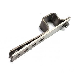 40550-SS, STAINLESS STEEL NOZZLE MOUNT CLAMP, 2-HOLE BOLT MOUNT, 1" SQUARE TUBING