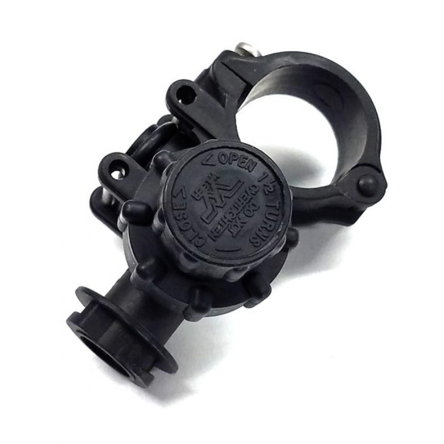 41333-00, COMBO-RATE II SADDLE W/NOZZLE END BODY FOR 1" PIPE, MANUAL ON-OFF, 3/8 INLET