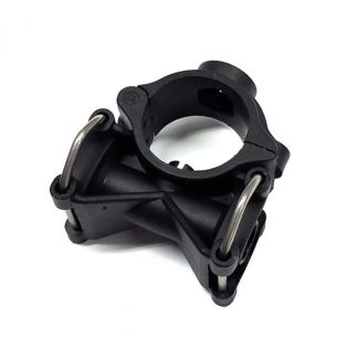 41476-00, BOTTOM/TOP FED TWO-WAY SADDLE, 1" PIPE, 3/8" STEM INLET