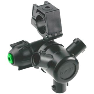 BG-4223N-B324VL, 3 OUTLET NOZZLE BODY FOR 1" PIPE, VITON SEAL, REVERSE DIAPHRAGM