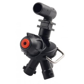 4242N-B322S, 3 OUTLET TRIPOD NOZZLE BODY WITH 1/2" SINGLE HOSE BARB