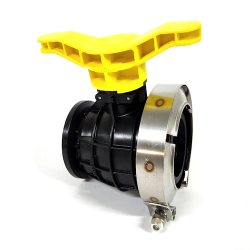 7250-5002, CLEANLOAD TANK VALVE ASSEMBLY, YELLOW HANDLE