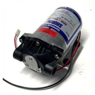 8006-591-250, 12V ELECTRIC PUMP REVERSE FLOW, 1.4 MAX GPM, 60 PSI, INTERNAL BYPASS