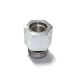 SAE8M-6F, HYDRAULIC ADAPTER FITTING, 8 O-RING MALE X 6 O-RING FEMALE