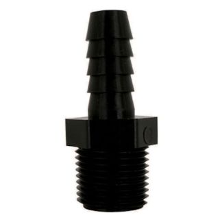 A1238P POLY 1/2" MPT X 3/8" HOSE BARB
