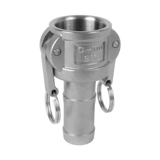200CSS, 2" C STYLE CAM COUPLER STAINLESS STEEL