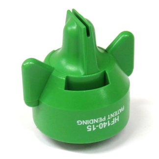 HF140-15, SIZE 15 140° HI-FLOW FASTCAP SPRAY TIP NOZZLE LIGHT GREEN