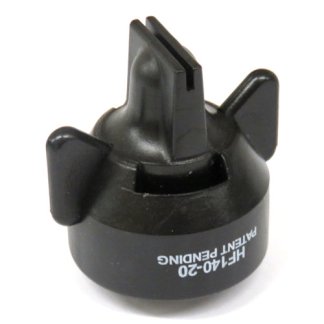 HF140-20, SIZE 20 140° HI-FLOW FASTCAP SPRAY TIP NOZZLE BLACK