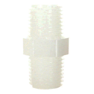 M114 NYLON PIPE NIPPLE 1-1/4" MPT X 1-1/4" MPT