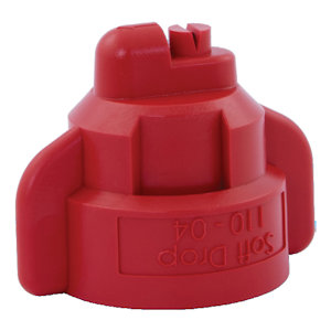SD11004, SIZE 04 110° SOFTDROP FOR PWM SPRAY TIP NOZZLE RED