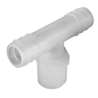 T1814T NYLON BARB TEE 1/8" MPT x 1/4" HB x 1/4" HB