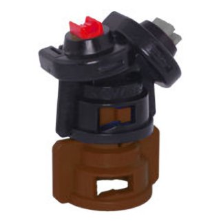 TADF05, SIZE 05 110° TURBODROP DUALFAN SPRAY TIP NOZZLE BROWN