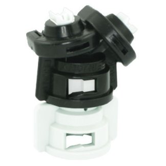 TADF08, SIZE 08 110° TURBODROP DUALFAN SPRAY TIP NOZZLE WHITE