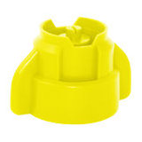 TCP11002, SIZE 02 110° SPRAYMAX EXTENDED RANGE TIPCAP YELLOW
