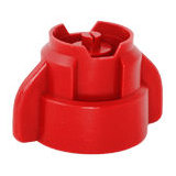 TCP11004, SIZE 04 110° SPRAYMAX EXTENDED RANGE TIPCAP RED